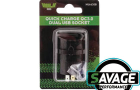 HULK 4x4 - Dual USB Socket - Quick Charge QC3.0