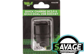 HULK 4x4 - Dual USB Socket - Quick Charge QC3.0 and QC4.0