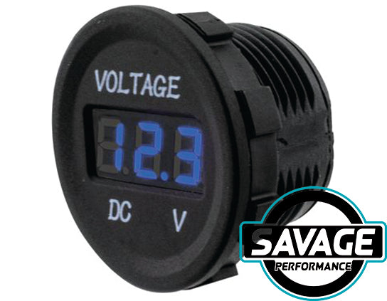 HULK 4x4 - Voltmeter 5-30V DC - BLUE