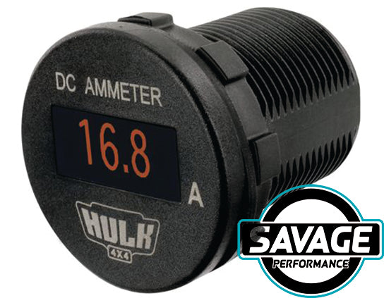 HULK 4x4 - OLED Ammeter 0-100A - AMBER