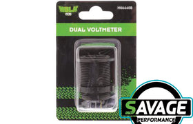 HULK 4x4 - DUAL Voltmeter 5-30V DC - BLUE