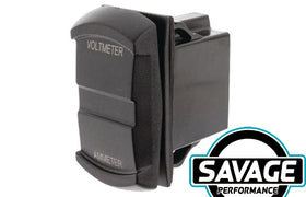 HULK 4x4 - Voltmeter & Ammeter Switch Size - BLUE