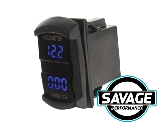 HULK 4x4 - Voltmeter & Ammeter Switch Size - BLUE