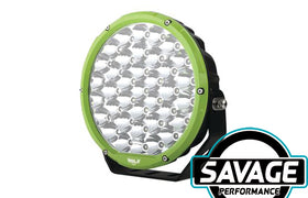 Hulk 4x4 9 Inch Round LED Driving / Spot Light - Single - GREEN