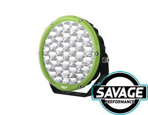 Hulk 4x4 9 Inch Round LED Driving / Spot Light - Single - GREEN