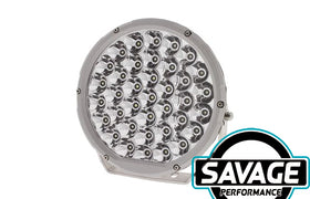 Hulk 4x4 9 Inch Round LED Driving / Spot Light - Single - SILVER