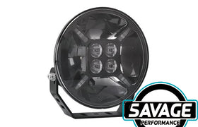 Hulk 4x4 9 Inch Round PREMIUM LED Driving / Spot Light - Single - BLACK