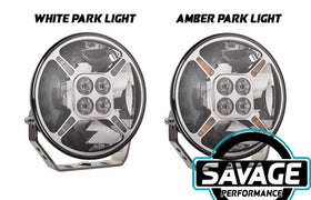 Hulk 4x4 9 Inch Round PREMIUM LED Driving / Spot Light - Single - CHROME