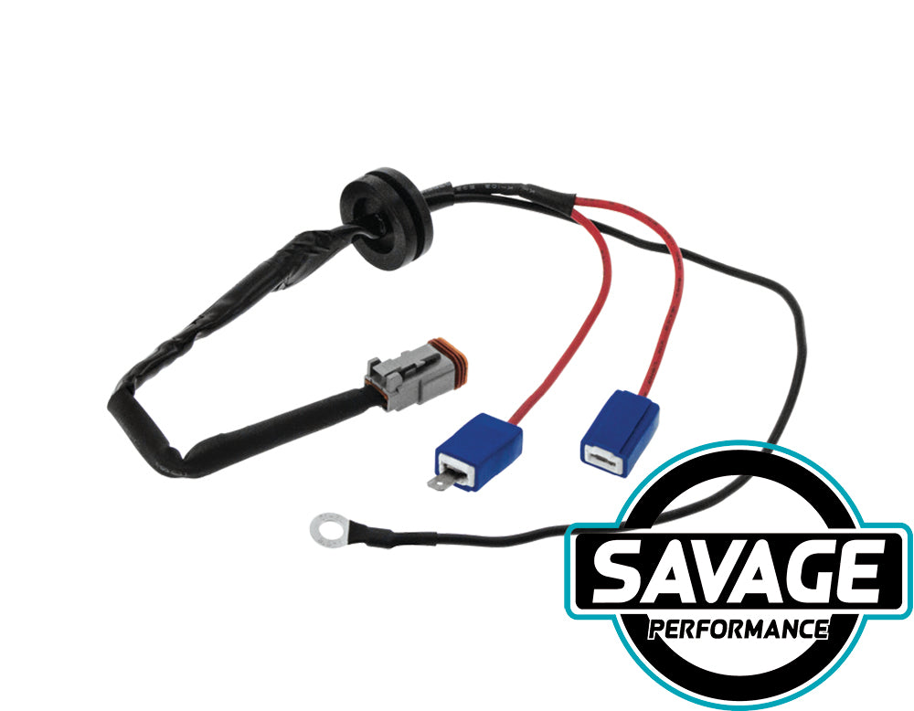 Ignite - Wiring Harness H1 Headlight Adaptor Kit 12V 60A for Driving Lights and Light Bars