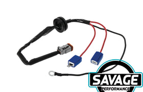 Ignite - Wiring Harness H1 Headlight Adaptor Kit 12V 60A for Driving Lights and Light Bars