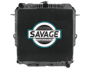 JAYRAD - Aftermarket Toyota Landcruiser 1990-1999 HZJ75 HZJ78 HZJ79 4 Row Radiator - MANUAL