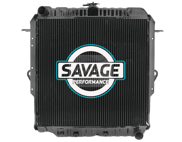 JAYRAD - Aftermarket Toyota Landcruiser 1990-1999 HZJ75 HZJ78 HZJ79 4 Row Radiator - MANUAL