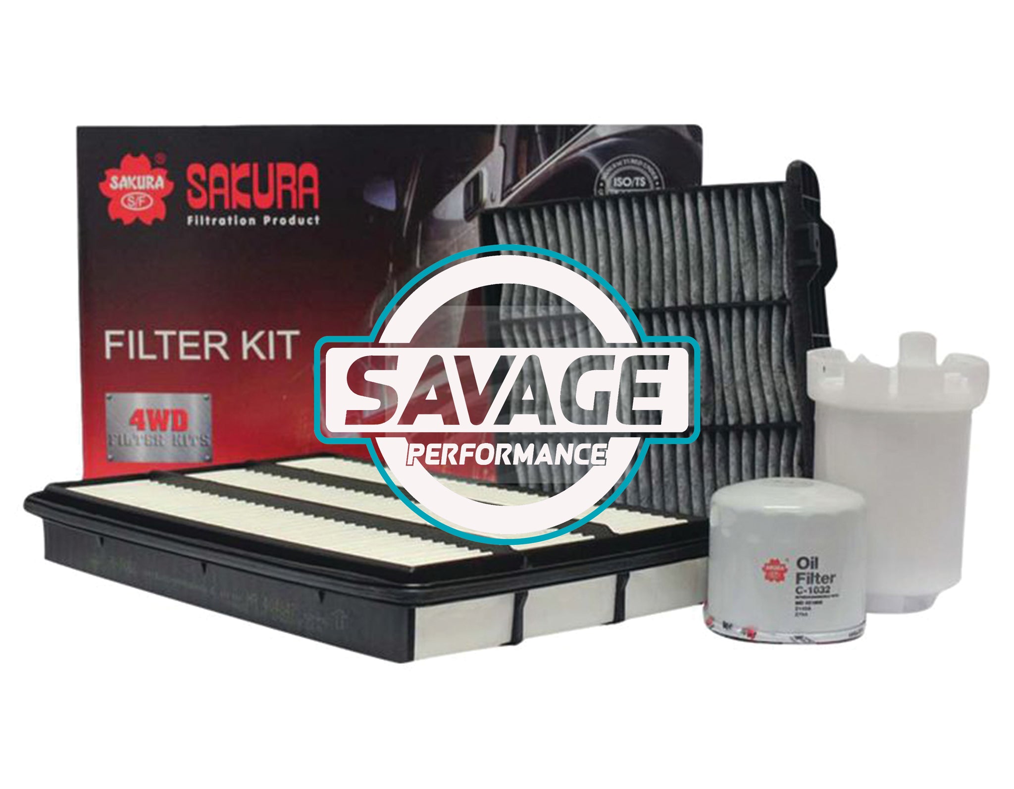 Mitsubishi Pajero NM NP 6G74 Filter Kit - SAKURA