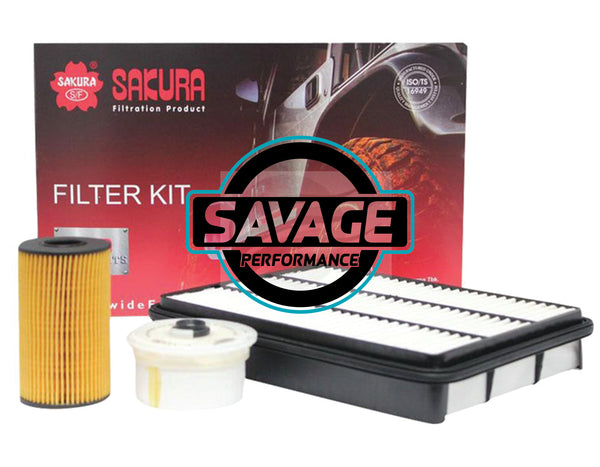 Filter Kit suits Toyota Landcruiser VDJ76 VDJ78 - SAKURA