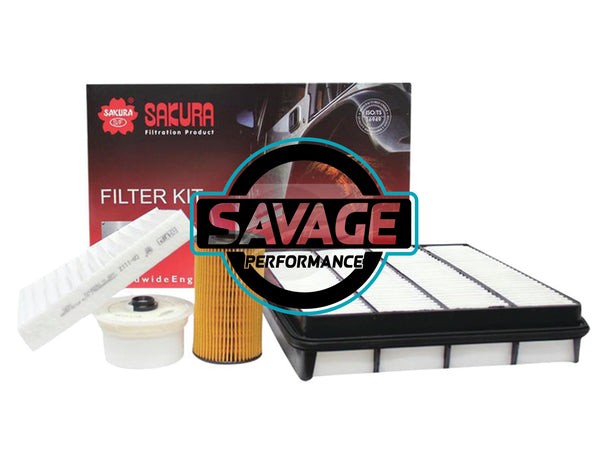 Filter Kit suits Toyota Landcruiser VDJ200 - SAKURA
