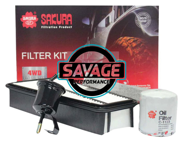 Filter Kit suits Toyota Hilux GGN15R GGN25R - SAKURA