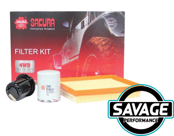 Filter Kit Mazda B2600 Bravo G6 2.6L - SAKURA