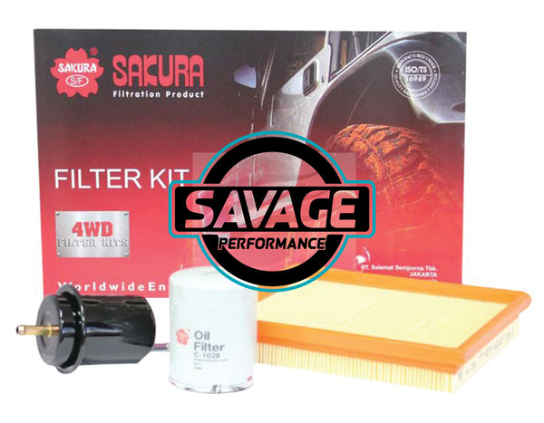 Mazda B2600 BRAVO UNY06 G6 2.6L Filter Kit - SAKURA