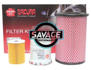 Nissan Navara D22 ZD30DDT 3.0L Turbo Filter Kit - SAKURA