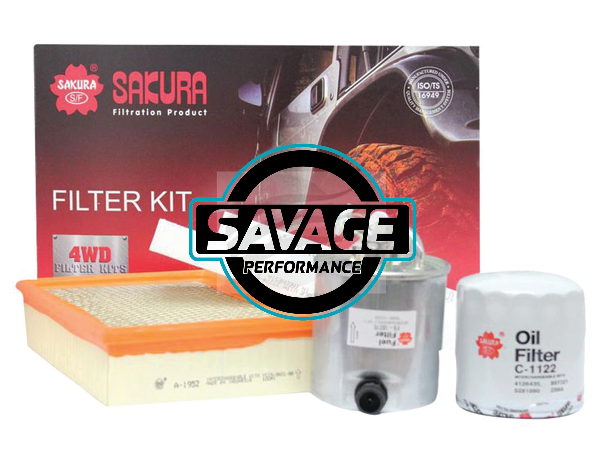 Nissan Navara D40 YD25DDTI Filter Kit - SAKURA
