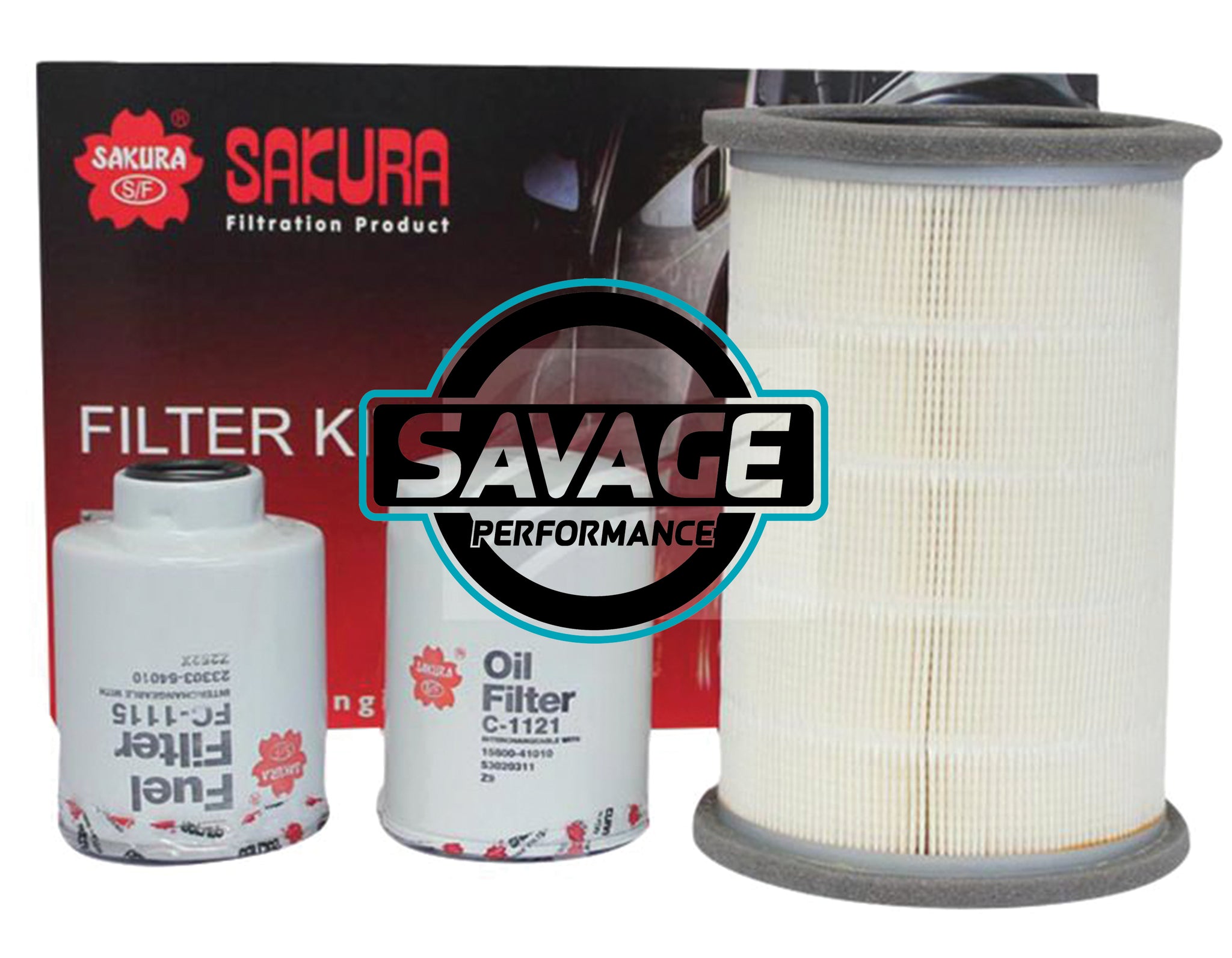 Ford Courier PE PG PH 2.5L Filter Kit - SAKURA