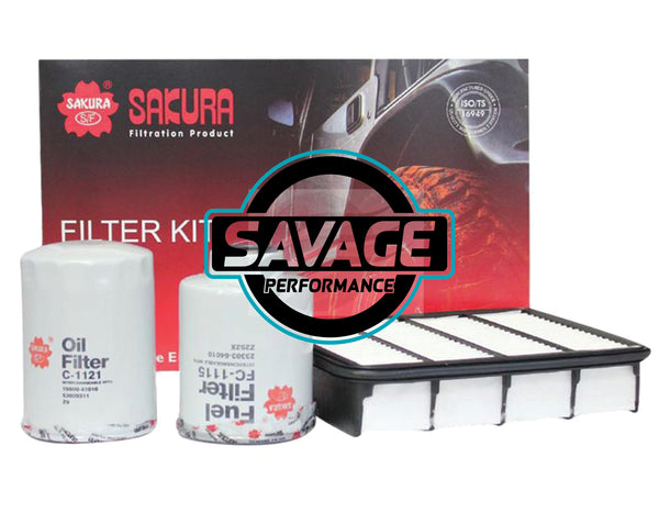 Ford Courier PE PG PH 2.5L Filter Kit - SAKURA