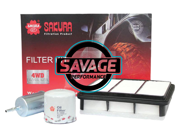 Holden Rodeo RA 6VE1 3.5L V6 Filter Kit - SAKURA