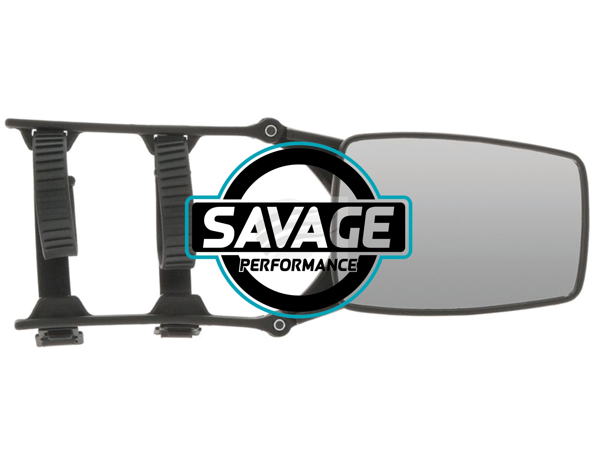 HULK 4x4 Caravan Strap on Towing Mirror Large 6" x 4"-1/4"