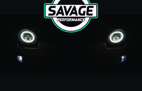 7 Inch HALO Round LED Headlights