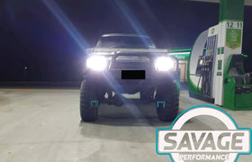 Suits Toyota Hilux Aftermarket 7 Inch x 5 Inch LED Headlights *Savage Performance*