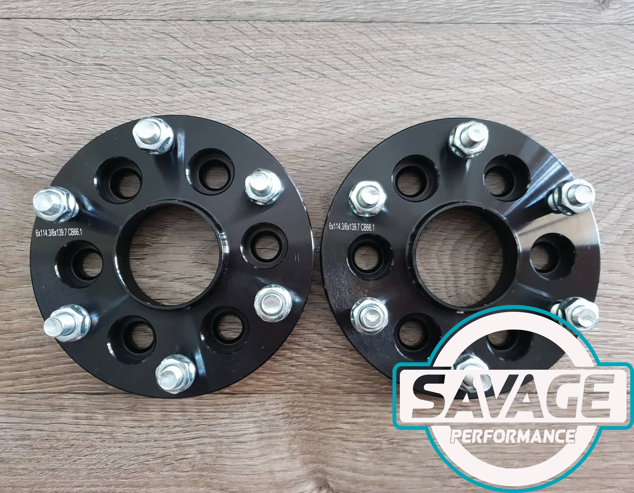 6x114 to 6x139.7 25mm CONVERSION Wheel Spacers NISSAN NAVARA *Savage Performance*