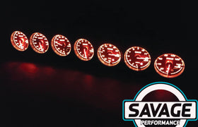 60mm Savage Oil Pressure Gauge 7 Colours *Savage Performance*