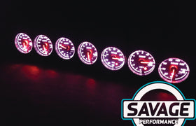 60mm Savage RPM (Tacho) Gauge 7 Colours *Savage Performance*