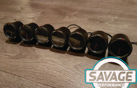 60mm Savage Oil Temperature Gauge 7 Colours