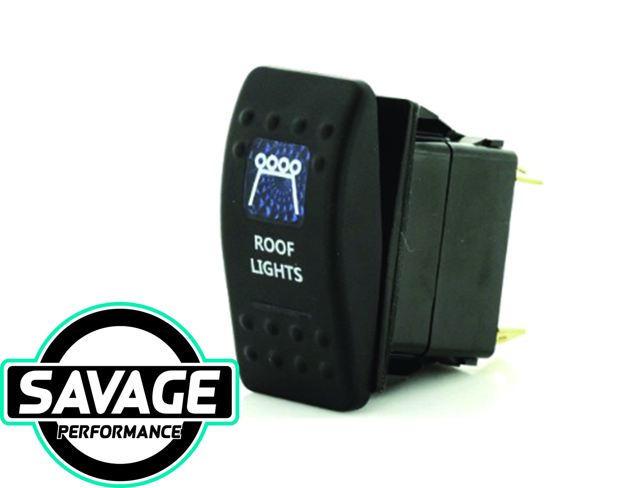 Jaylec Rocker Switch ROOF LIGHTS 12/24v (Blue)