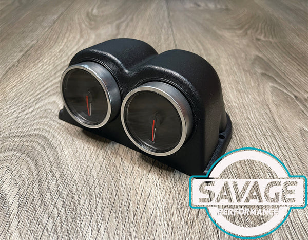 52mm Twin Pod Dashboard Gauge Holder *Savage Performance*