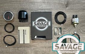 52mm Savage Oil Pressure Gauge 7 Colours *Savage Performance*