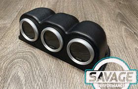 52mm Triple Pod Dashboard Gauge Holder *Savage Performance*