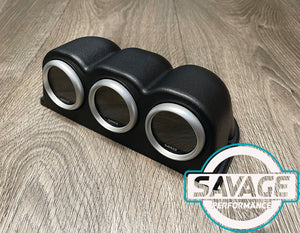 52mm Triple Pod Dashboard Gauge Holder *Savage Performance*