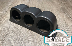 52mm Triple Pod Dashboard Gauge Holder *Savage Performance*
