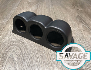 52mm Triple Pod Dashboard Gauge Holder *Savage Performance*