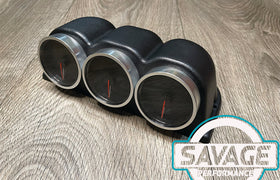 60mm Triple Pod Dashboard Gauge Holder *Savage Performance*