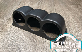 60mm Triple Pod Dashboard Gauge Holder *Savage Performance*