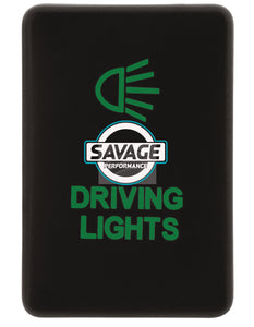 Jaylec - Driving Lights Switch - GREEN - fits Hilux GUN Series (2015 on)