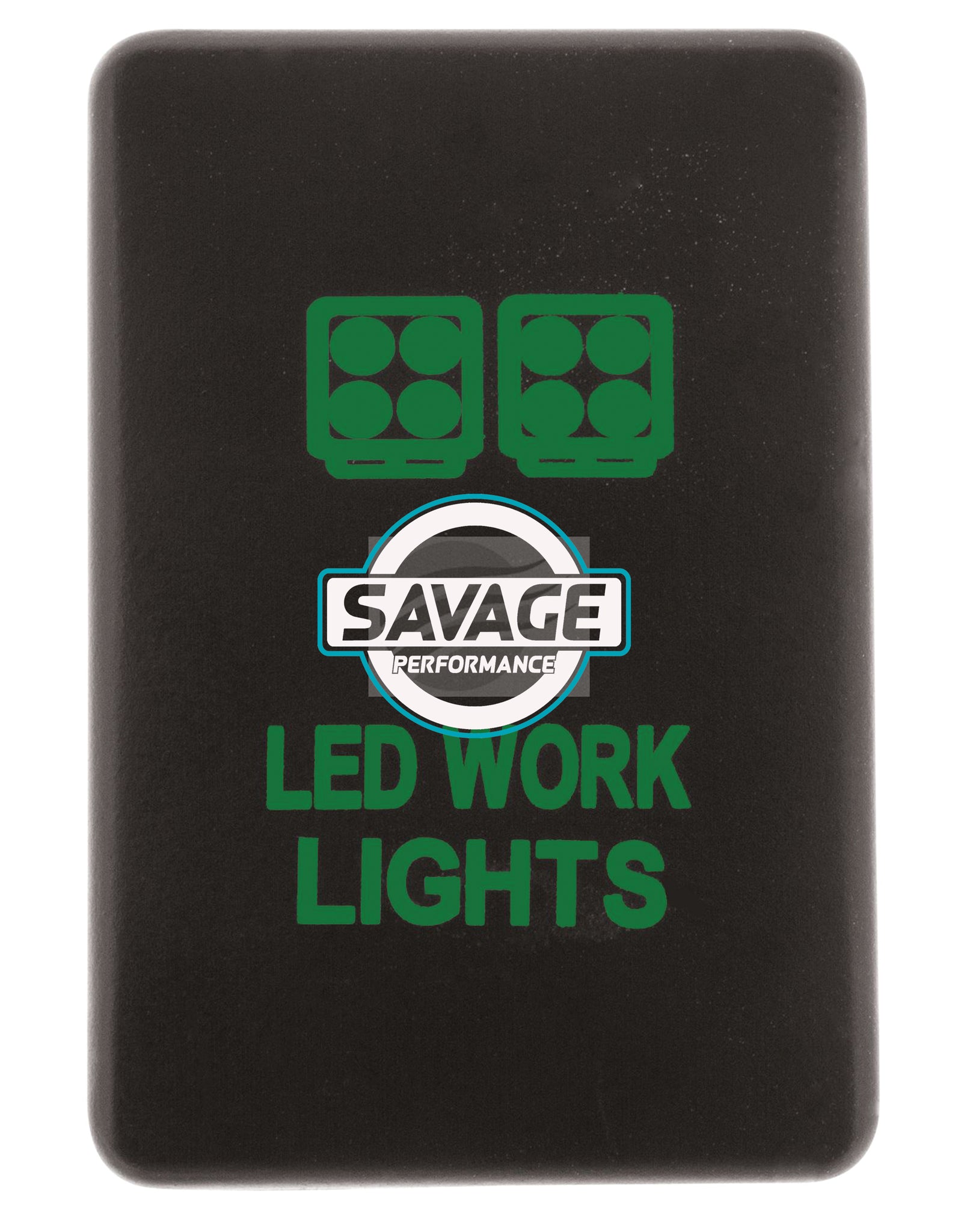 Jaylec - LED Work Lights Switch - GREEN - Hilux GUN Series (2015 on)