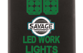 Jaylec - LED Work Lights Switch - GREEN - Hilux GUN Series (2015 on)
