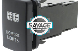 Jaylec - LED Work Lights Switch - BLUE - Hilux GUN Series (2015 on)