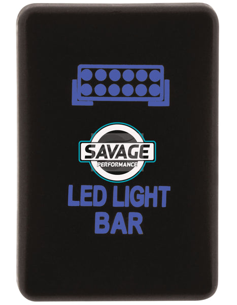 Jaylec - LED Light Bar Switch - BLUE - Hilux GUN Series (2015 on)