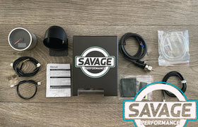 60mm Savage DUAL Display Boost Gauge PSI 7 Colours *Savage Performance*