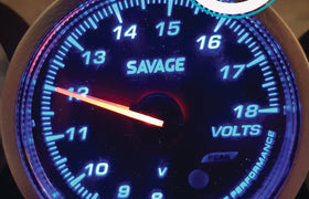 60mm Savage Volt Gauge 7 Colours *Savage Performance*